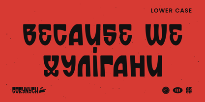 Gorynych Font Poster 9