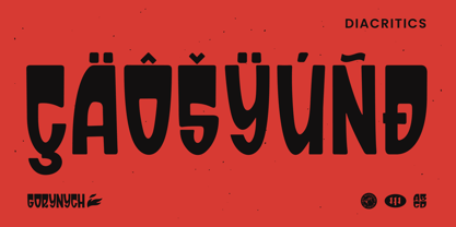 Gorynych Font Poster 11