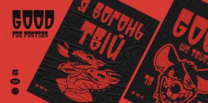 Gorynych Font Poster 8