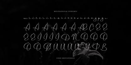 Kostaciya Font Poster 11