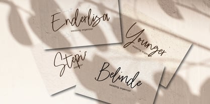 Garlone Signature Font Poster 4