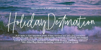Garlone Signature Font Poster 6