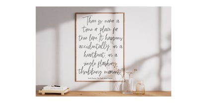 Garlone Signature Font Poster 3