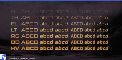 Sui Generis Font Poster 4