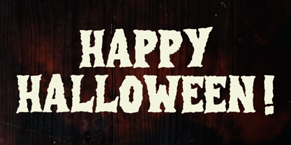 Comic Black Metal Font Poster 5