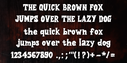 Comic Black Metal Font Poster 4