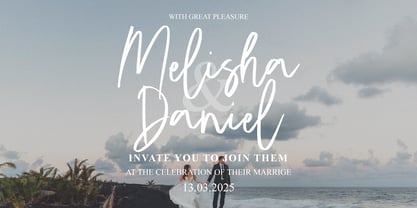 Ristina British Signature Font Poster 8