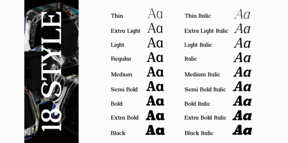 Foermality Serif Variable Font Poster 6