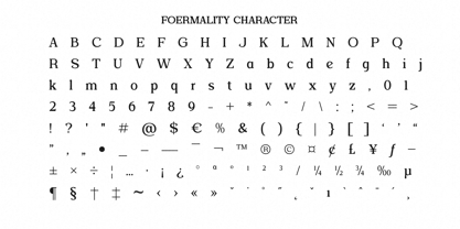 Foermality Serif Variable Font Poster 8