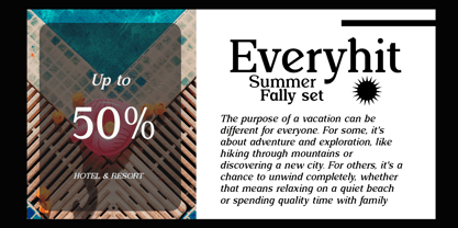 Foermality Serif Variable Font Poster 4