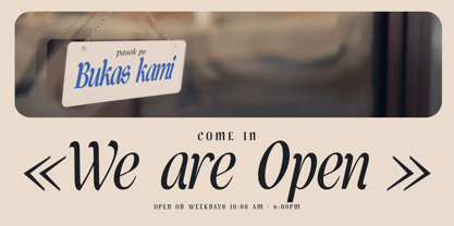 Guhit Pluma Font Poster 5
