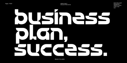 Rigter Font Poster 6