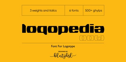 Logopedia Now Font Poster 1