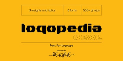 Logopedia Next Font Poster 1