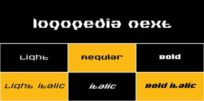 Logopedia Next Font Poster 3