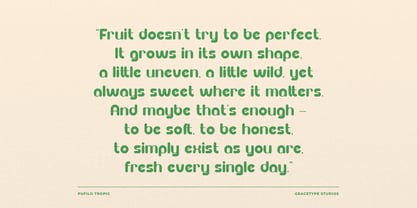 Pufilo Tropic Font Poster 6