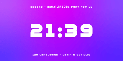 Argero Font Poster 8