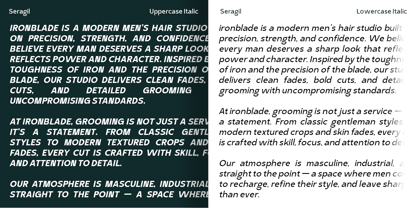 Seragil Font Poster 4
