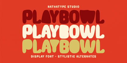 Playbowl Font Poster 1