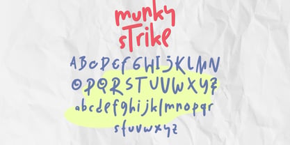 Munky Strike Font Poster 9