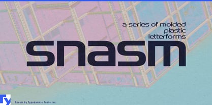Snasm Font Poster 1