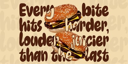 Milky Brown Font Poster 8