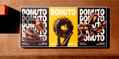 Milky Brown Font Poster 5