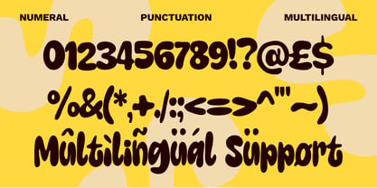 Milky Brown Font Poster 10