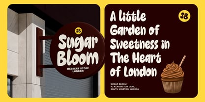 Milky Brown Font Poster 2