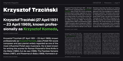 Astigmatic Font Poster 9