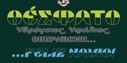 Omvros Pro Font Poster 9