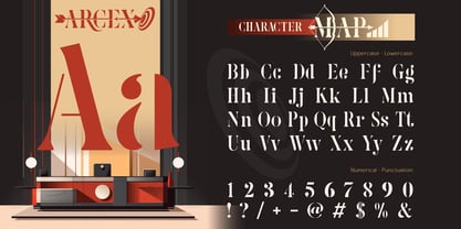 Arcex Font Poster 2
