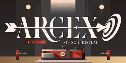Arcex Font Poster 1