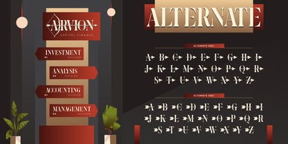 Arcex Font Poster 7