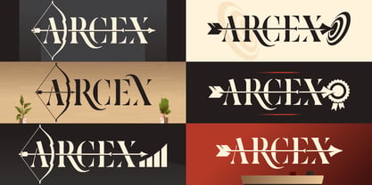 Arcex Font Poster 3