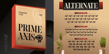 Arcex Font Poster 9