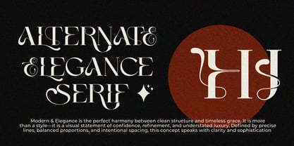 Anajem Serif Font Poster 2