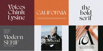 Anajem Serif Font Poster 5