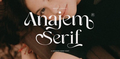 Anajem Serif Font Poster 1