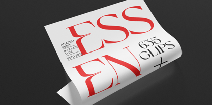Anajem Serif Font Poster 3