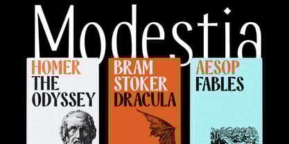Modestia Font Poster 1