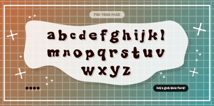 Bubblies Coba Font Poster 4