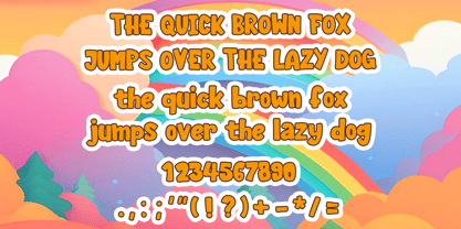 Vivid Grateful Font Poster 5