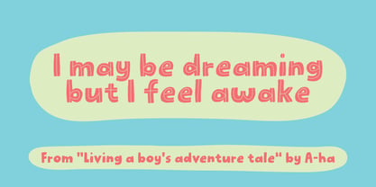 Tiny Words Font Poster 3