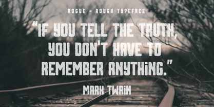 Rogue Font Poster 14