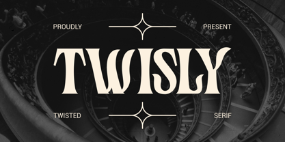 Twisly Font Poster 1