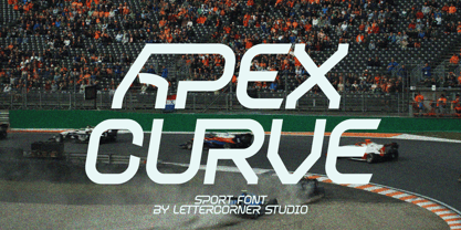 Apex Curve Font Poster 1