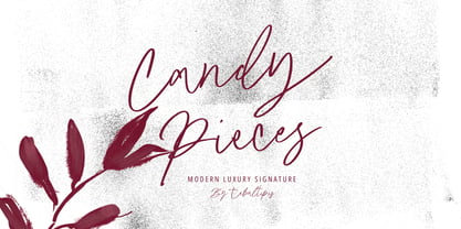 Candy Pieces Font Poster 1