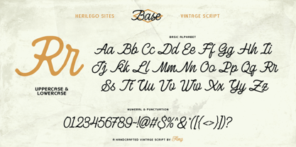 Herilego Sites Font Poster 5