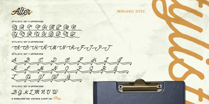 Herilego Sites Font Poster 8